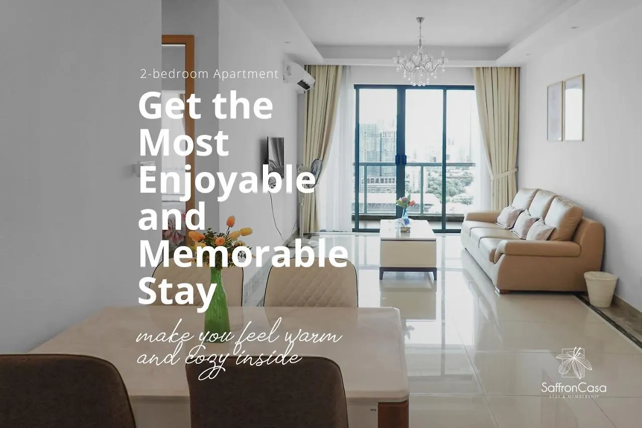 Apartmán R&F Princess Cove Jb By Saffroncasa Jb Johor Bahru Malajsie